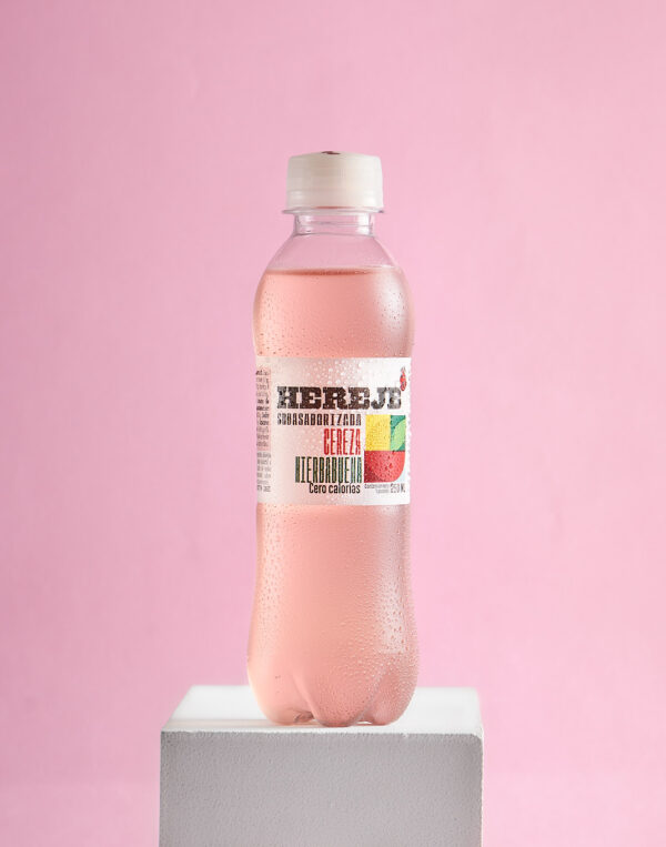 Soda saborizada Cereza-Hierbabuena
